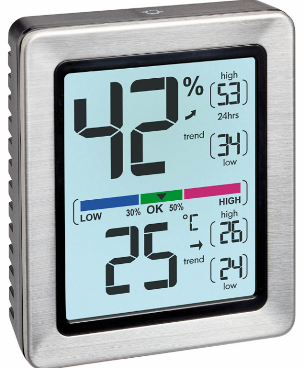 Termohigrometar EXACTO, TFA Dostmann, 30.5047.54
